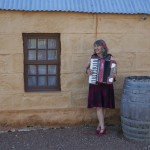 Juanita plays accordion